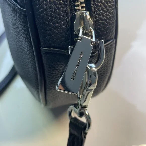 Michael Kors Pebble Leather Circle Canteen Crossbody - Picture 6 of 7